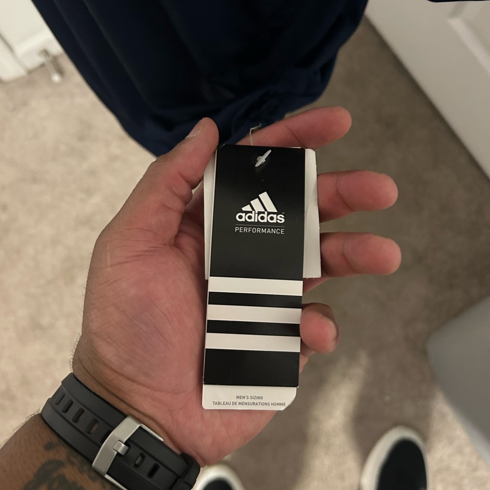 Adidas Blue Short Sleeve Dri-Fit Tee - Picture 3 of 4